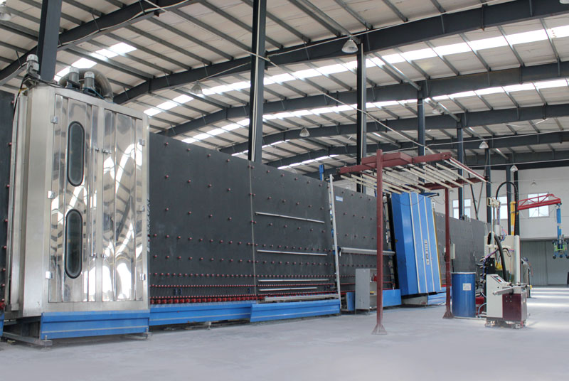 Insulated glass production line